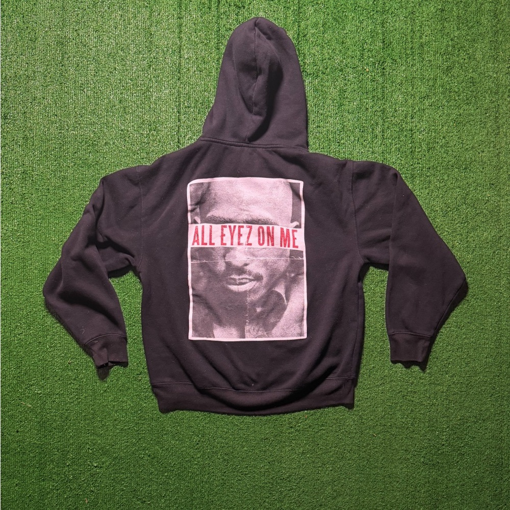 2pac Shakur All Eyez On Me Pullover Black
Hoodie Size Small